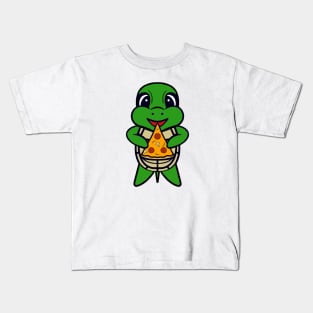 TURTLE Pizza Lover Kids T-Shirt